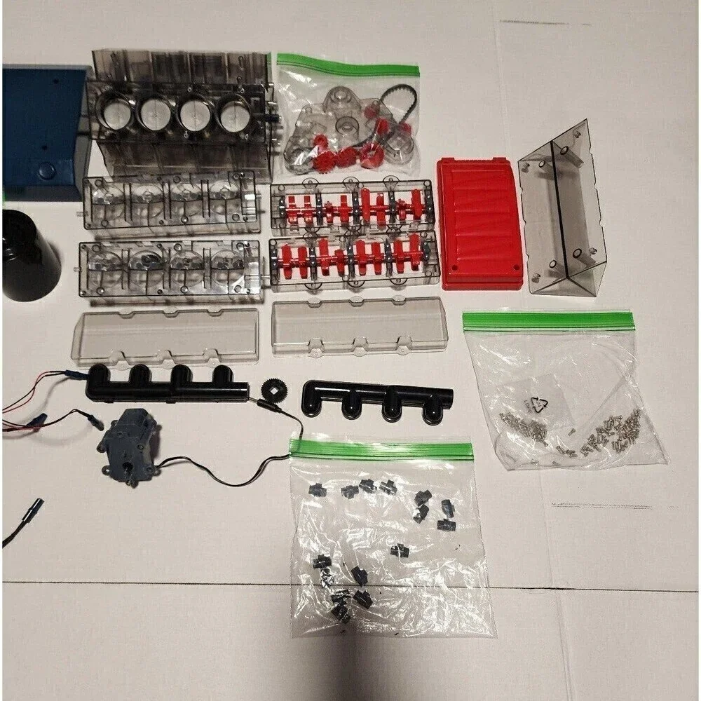 Playz V8 Combustion Engine Model Building Toy Kit
